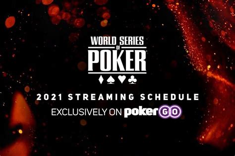 2021 World Series of Poker Live Poker .